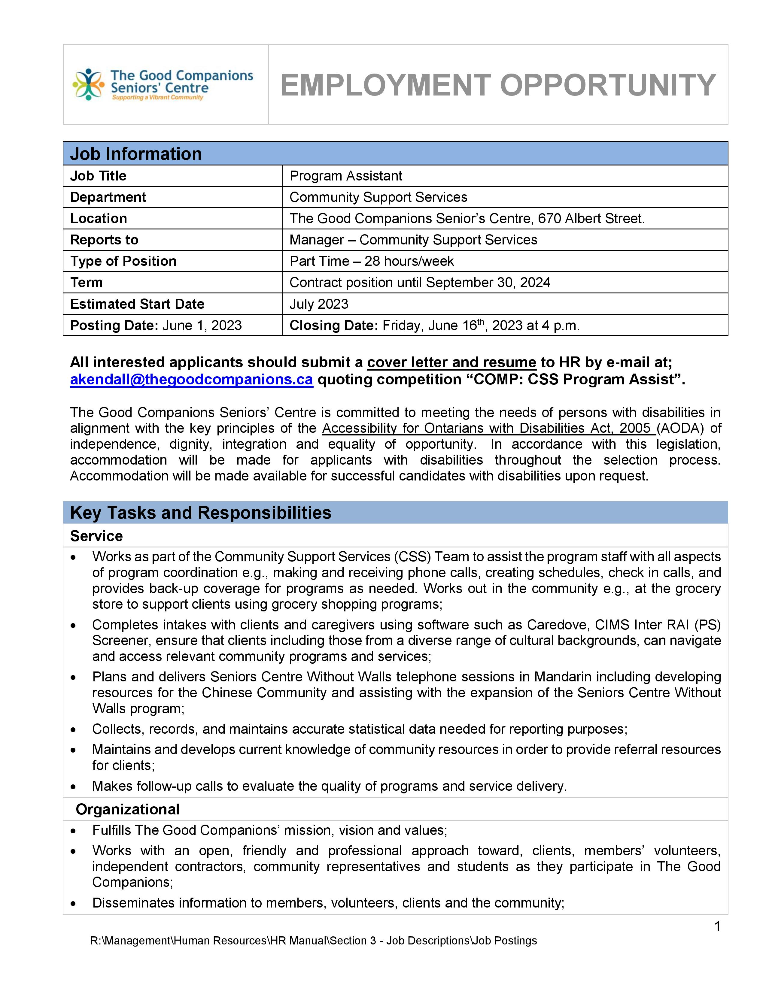 Employment Opportunity - Program Assistant 2023[19422]-page-001.jpg