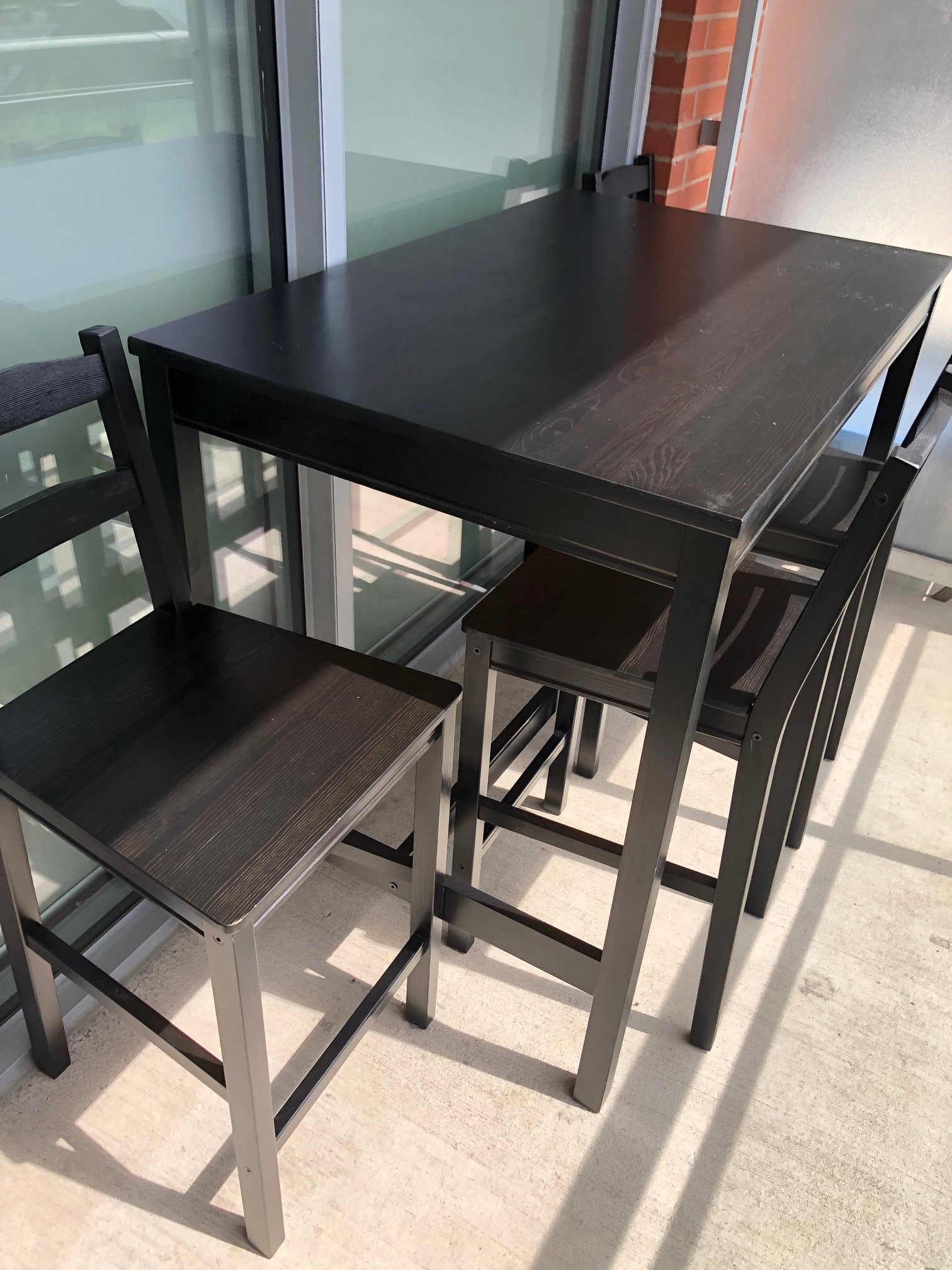 Table and 4 chairs, black-brown.jpg