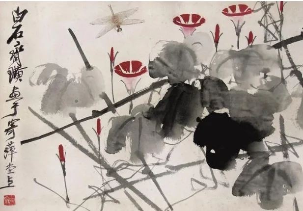 牵牛花 齐白石.webp