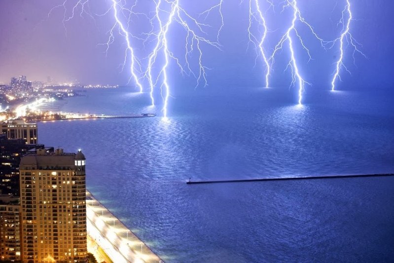 amazing lightning strikes lake michigan.jpg