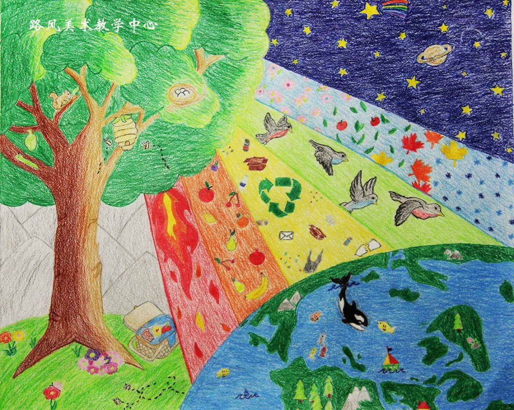 IMG_9474 Ariana Jiaxuan Li 12岁 《 RAINBOW TREE 》.jpg