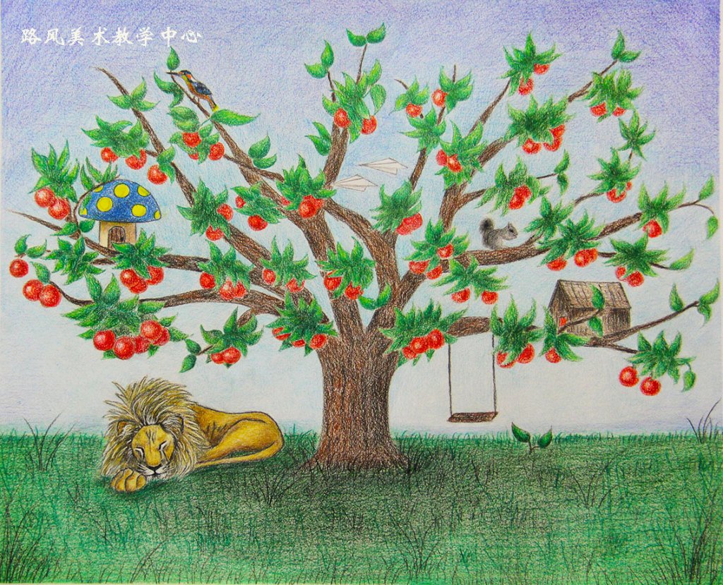 IMG_9478 Janet Wang 15岁 《 APPLE TREE 》.jpg