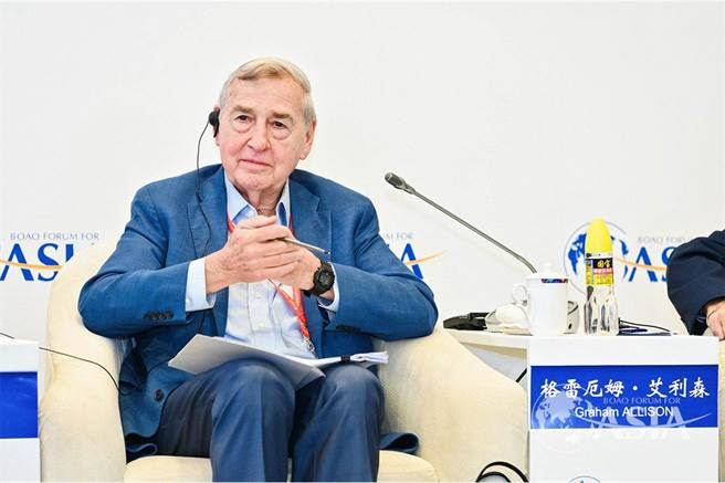 艾利森(Graham Allison)出席海南博鰲亞洲論壇。(主辦方提供) 艾利森(Graham Allison)出席海南博鰲亞洲論壇。(主辦方提供)