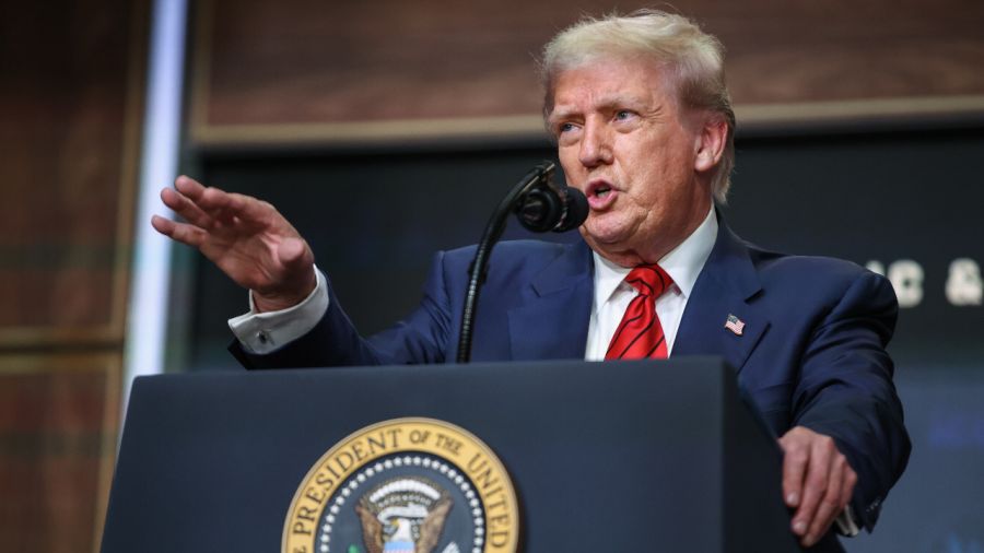 Donald Trump hailed a ‘highly productive meeting’ with Vladimir Putin. But a White House official said sanctions on Russia are still set to go ahead. Photo: PAP/EPA/SAMUEL CORUM Donald Trump hailed a ‘highly productive meeting’ with Vladimir Putin. But a White House official said sanctions on Russia are still set to go ahead. Photo: PAP/EPA/SAMUEL CORUM