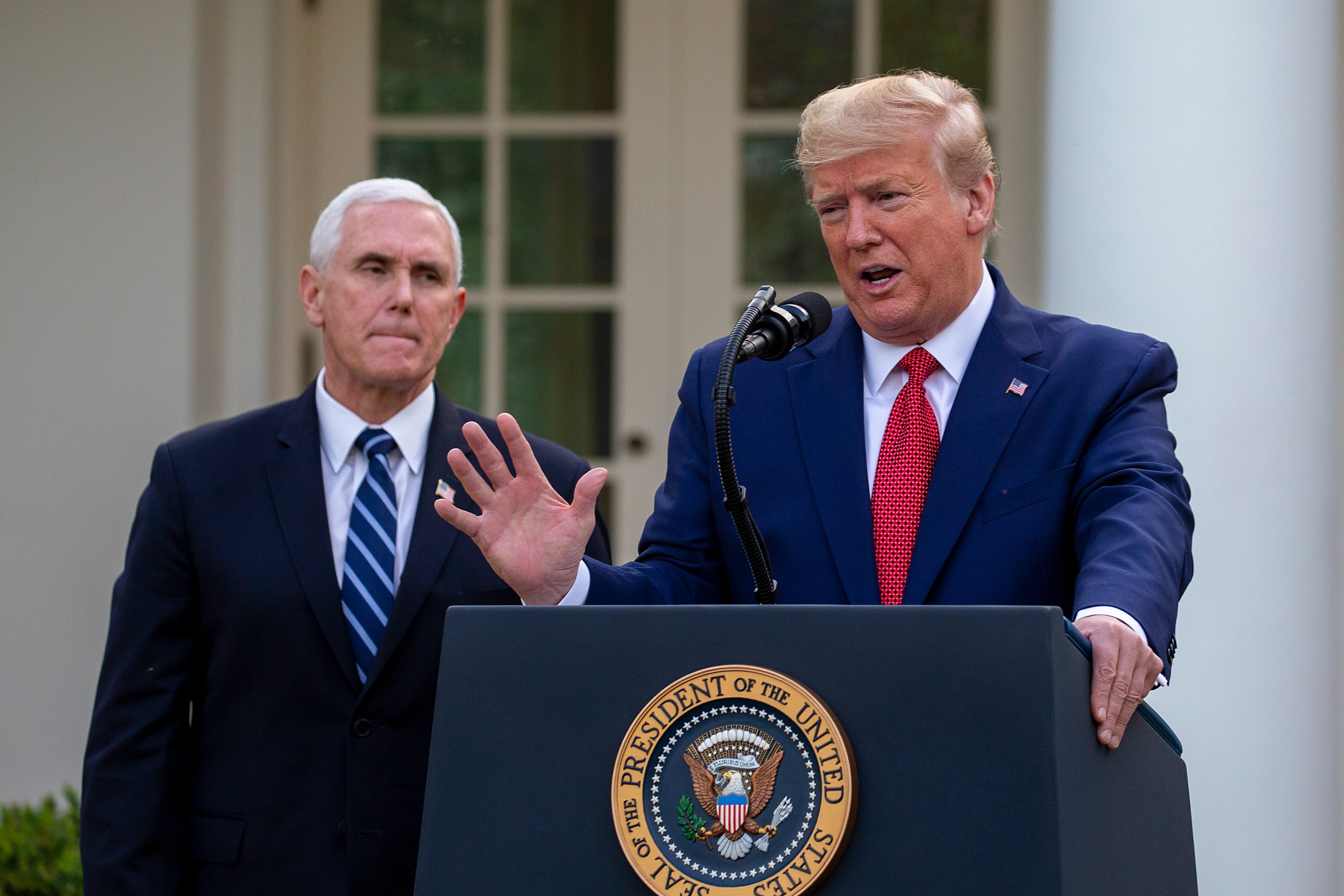 donald trump and mike pence at press conference