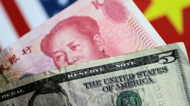 Dollar and yuan