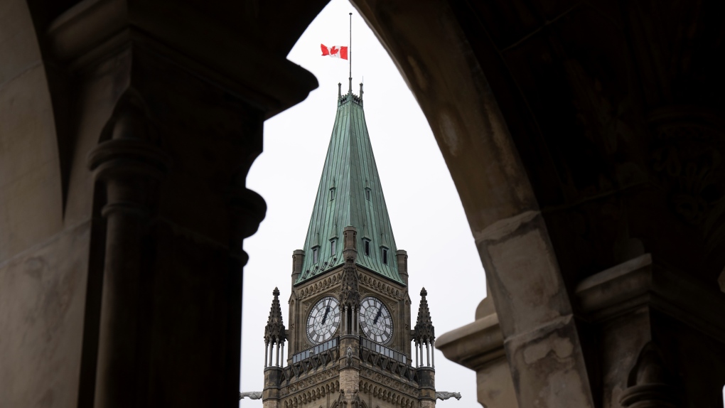 The Peace Tower is seen on Parliament Hill, Tuesday, Sept. 20, 2022 in Ottawa. THE CANADIAN PRESS/Adrian Wyld 