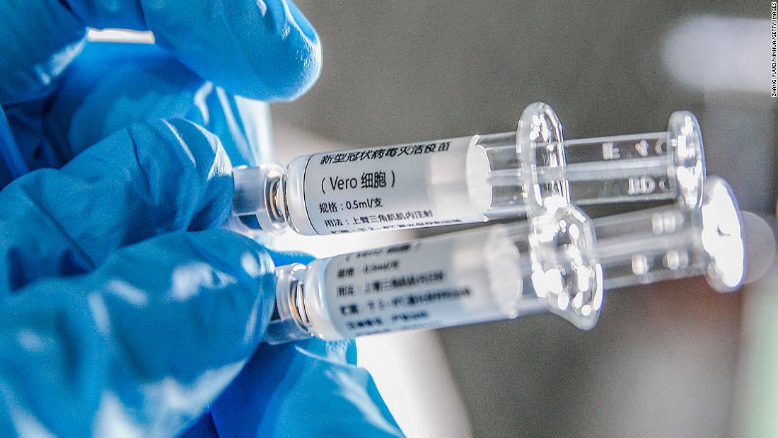 Almost a million people have been given an experimental Chinese coronavirus vaccine