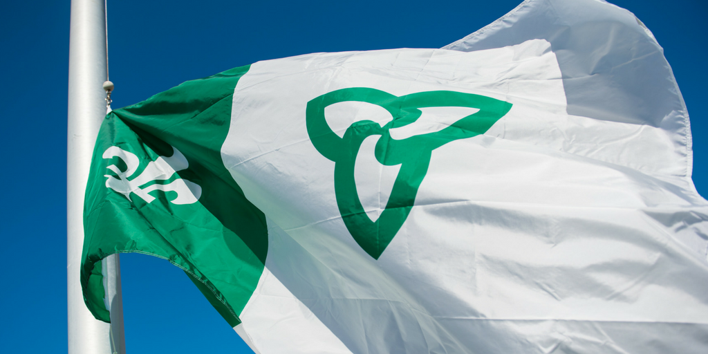 Franco-Ontarian flag