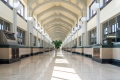 A corridor at the purification plant