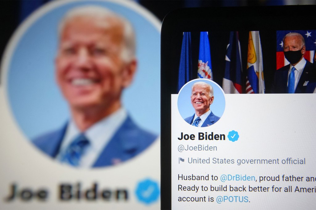 A new audit claims that nearly half of President Biden's Twitter followers are fake.