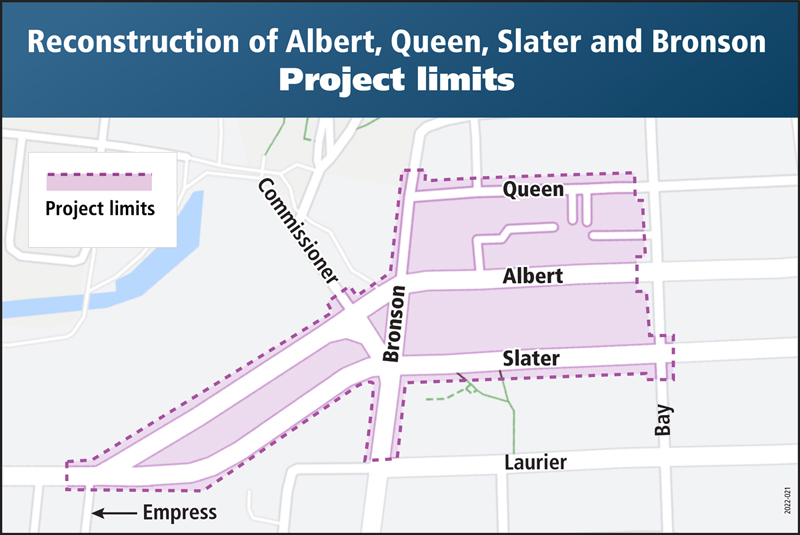 Project limits map