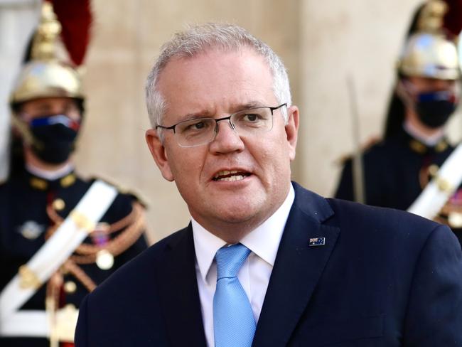 Australia is ‘working hard to prevent’ any form of war with China, Scott Morrison says. Picture: Adam Taylor / PMO