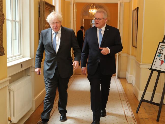 Australia and the UK have struck an in-principle free trade agreement. Picture: Adam Taylor / PMO