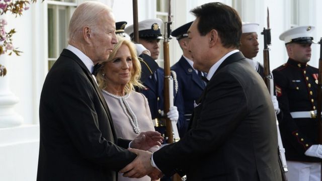 美国总统拜登和韩国总统尹锡悦达成一项新协议 美国总统拜登和韩国总统尹锡悦达成一项新协议